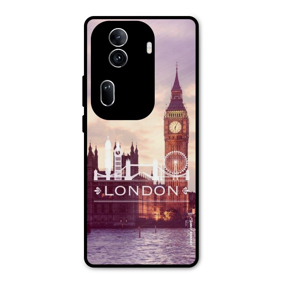 City Tower Metal Back Case for Oppo Reno11 Pro 5G