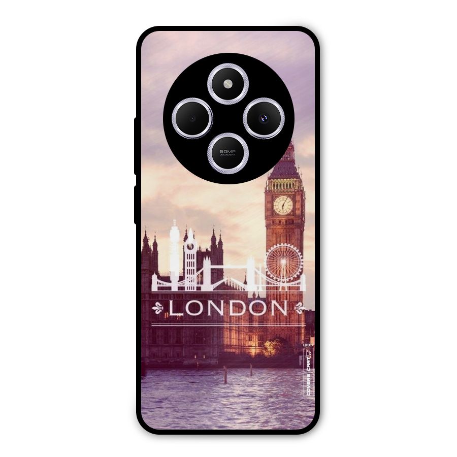 City Tower Metal Back Case for Poco C75 5G