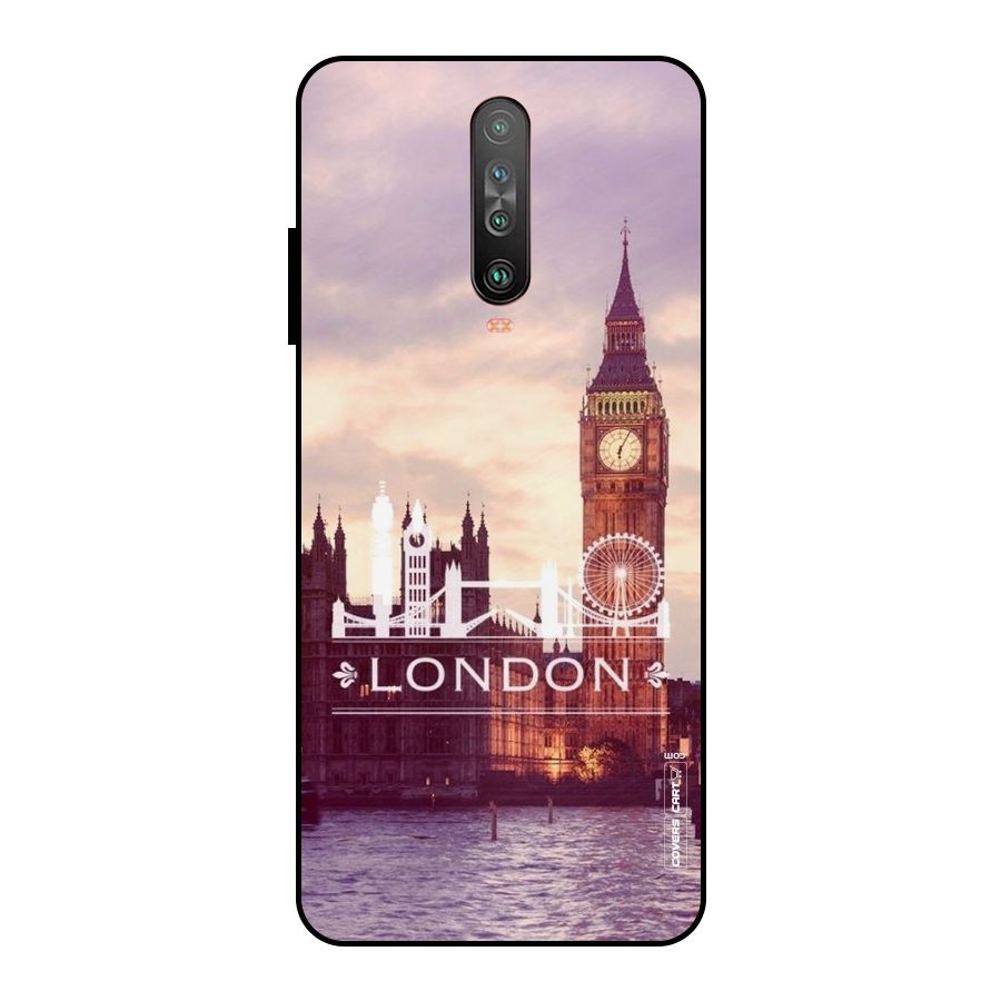 City Tower Metal Back Case for Poco X2