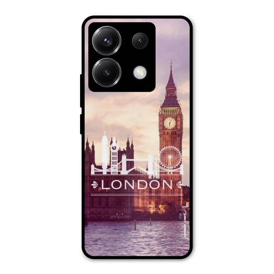 City Tower Metal Back Case for Poco X6
