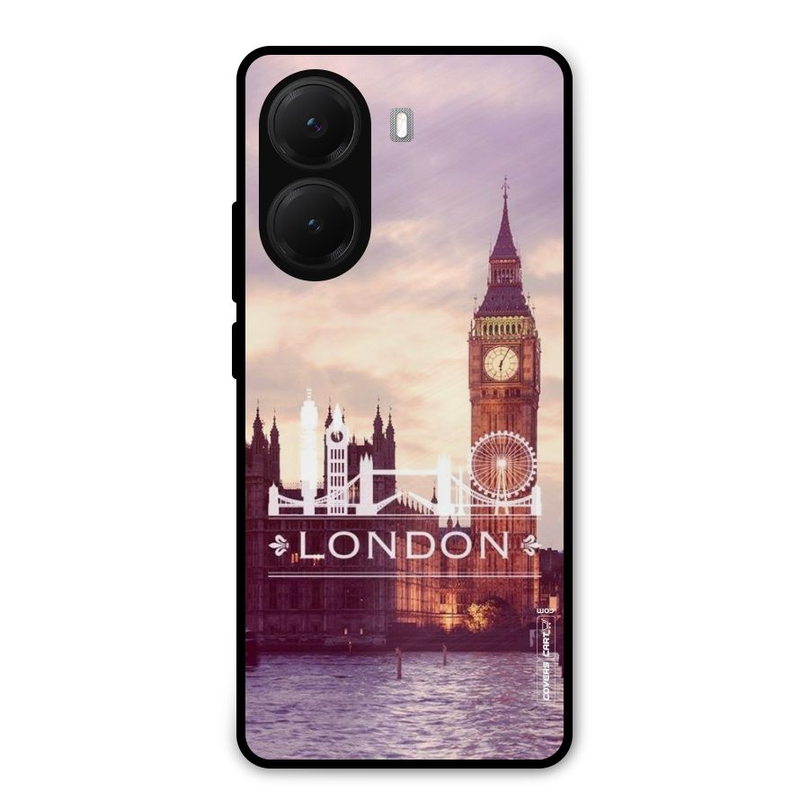 City Tower Metal Back Case for Poco X7 Pro