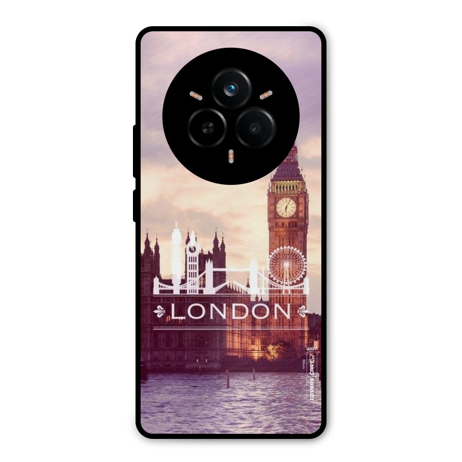 City Tower Metal Back Case for Realme 14 Pro