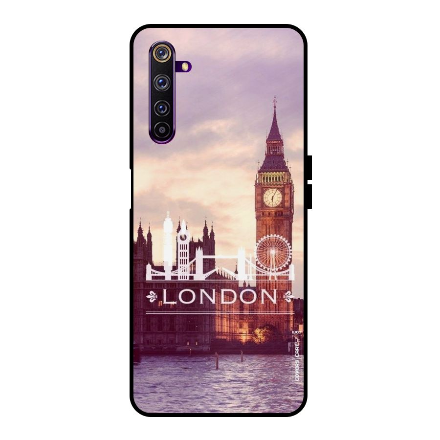 City Tower Metal Back Case for Realme 6 Pro