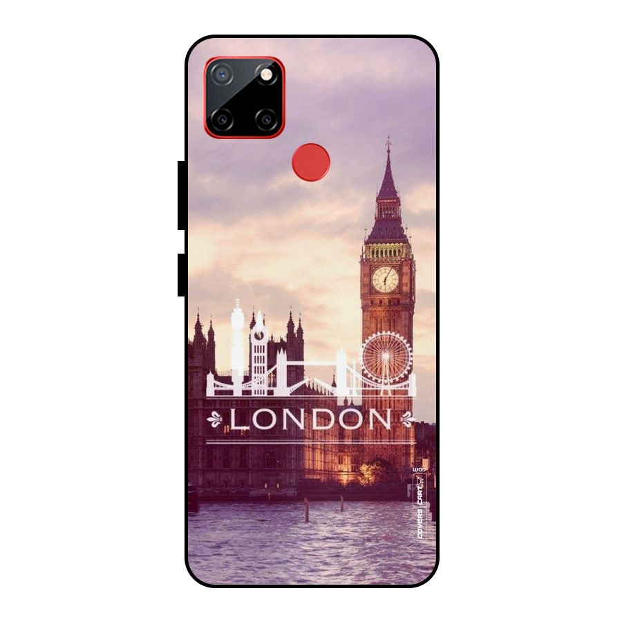 City Tower Metal Back Case for Realme C12