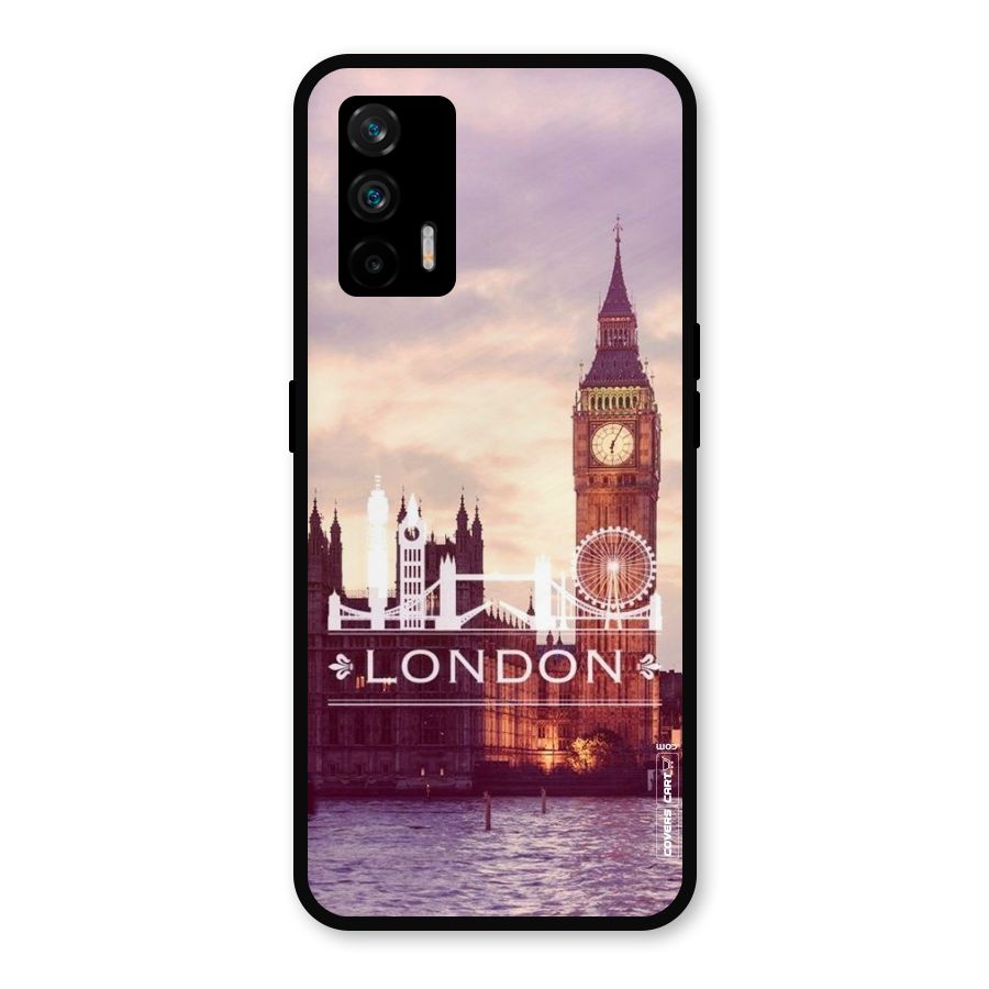 City Tower Metal Back Case for Realme GT 5G