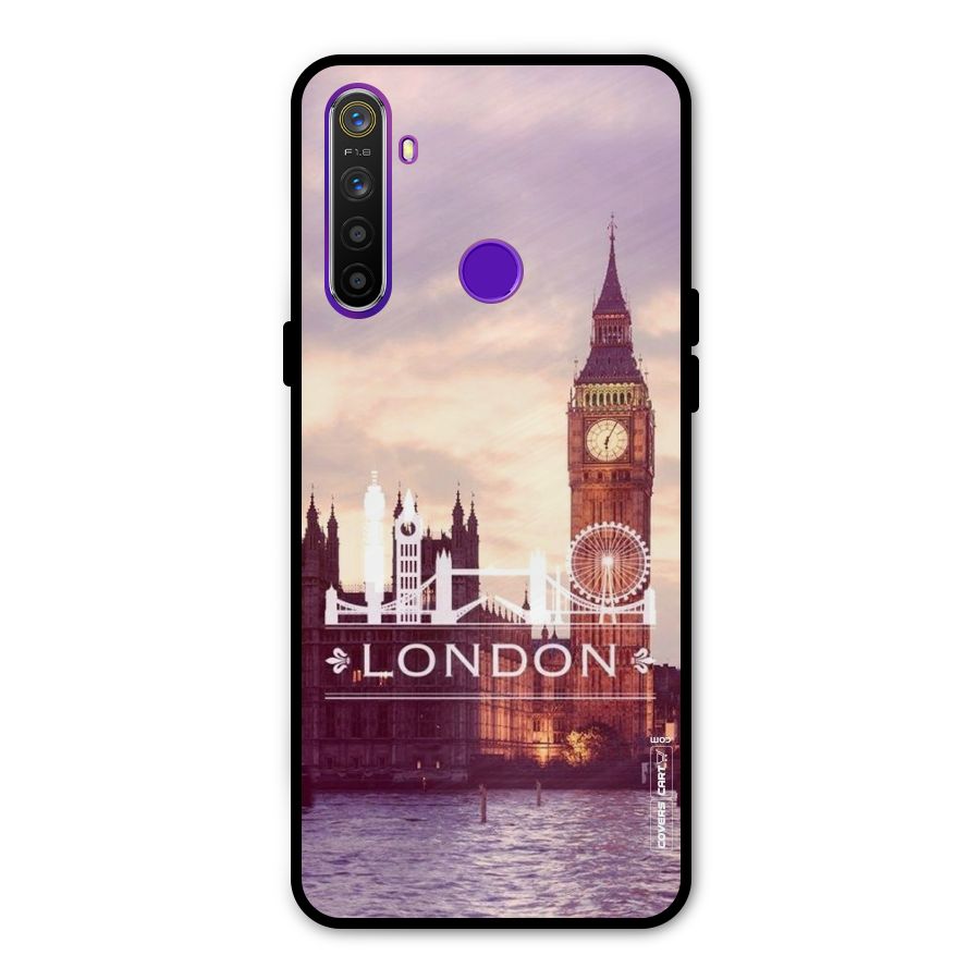 City Tower Metal Back Case for Realme Narzo 10