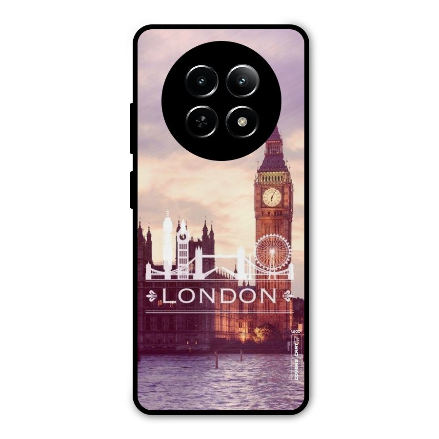 City Tower Metal Back Case for Realme Narzo 70x 5G