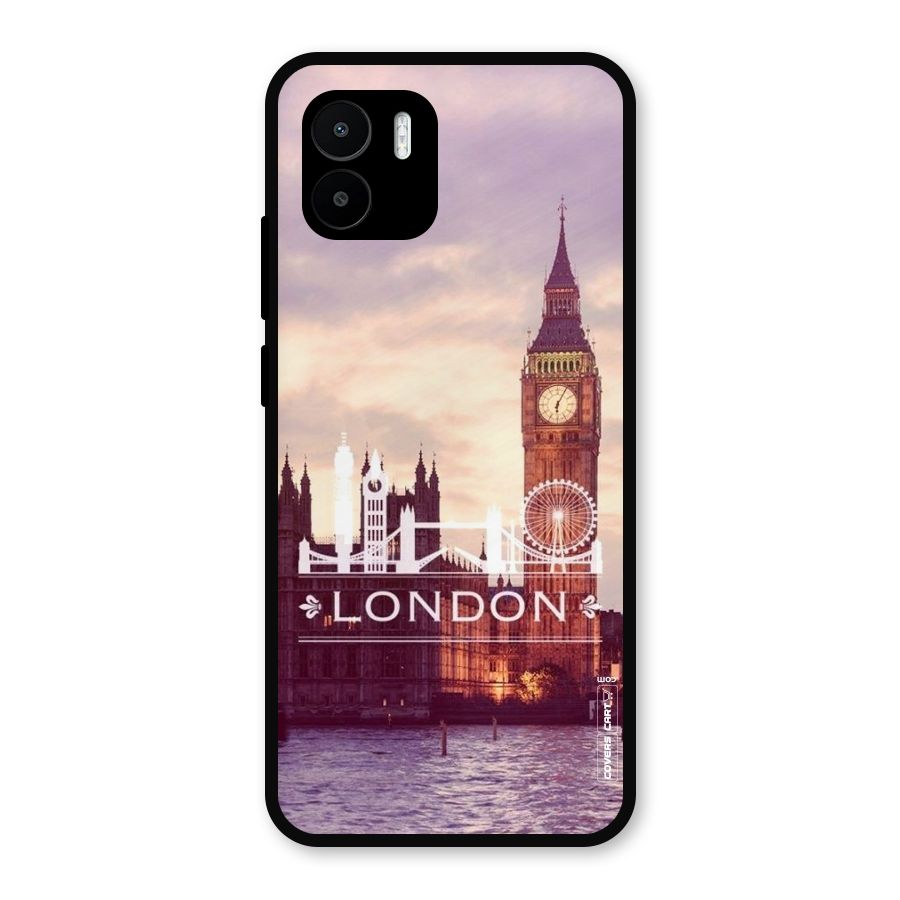City Tower Metal Back Case for Redmi A1