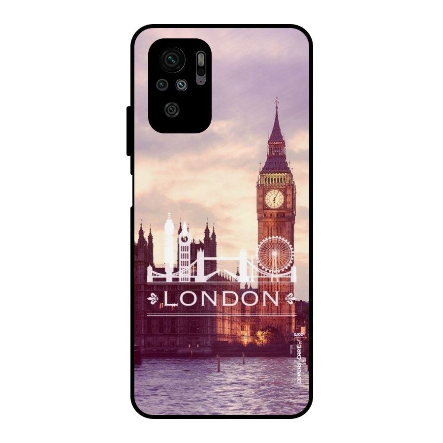 City Tower Metal Back Case for Redmi Note 10S