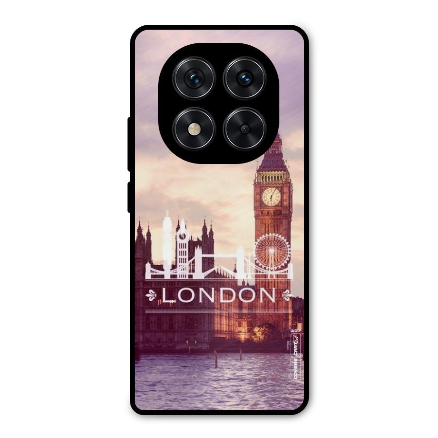 City Tower Metal Back Case for Redmi Note 14 Pro 5G