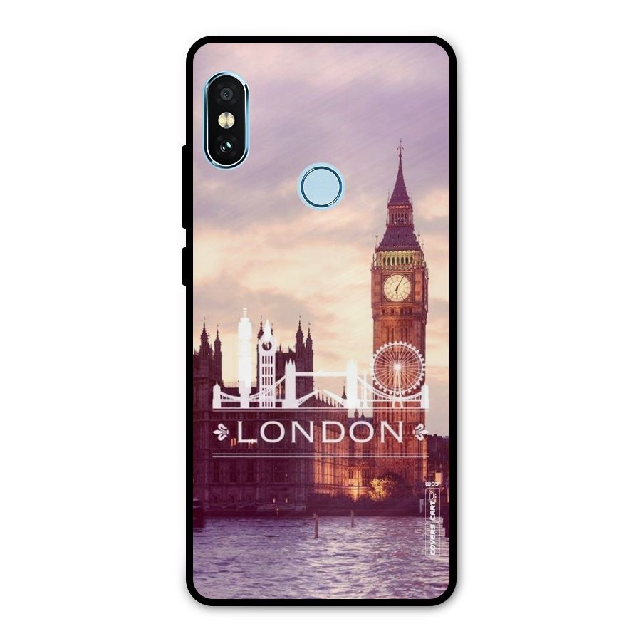 City Tower Metal Back Case for Redmi Note 5 Pro