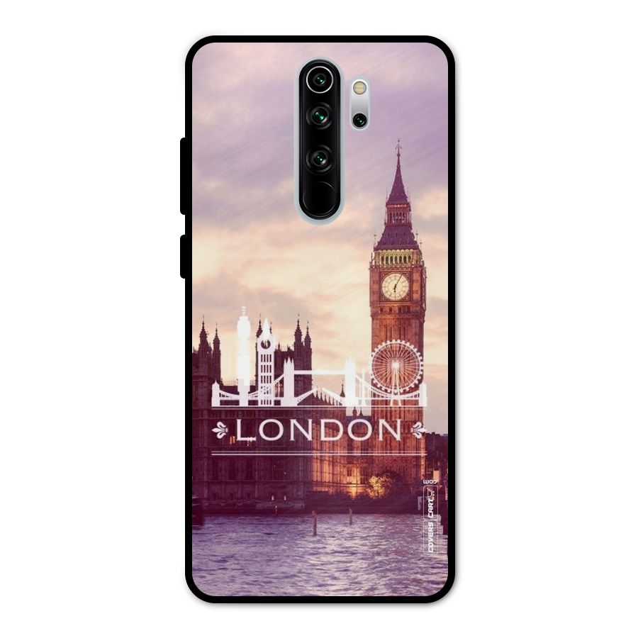 City Tower Metal Back Case for Redmi Note 8 Pro