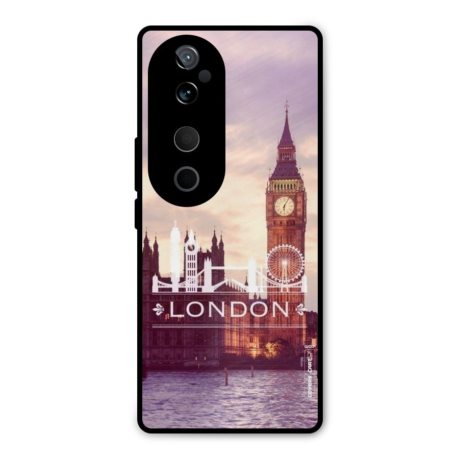 City Tower Metal Back Case for Vivo T3 Ultra