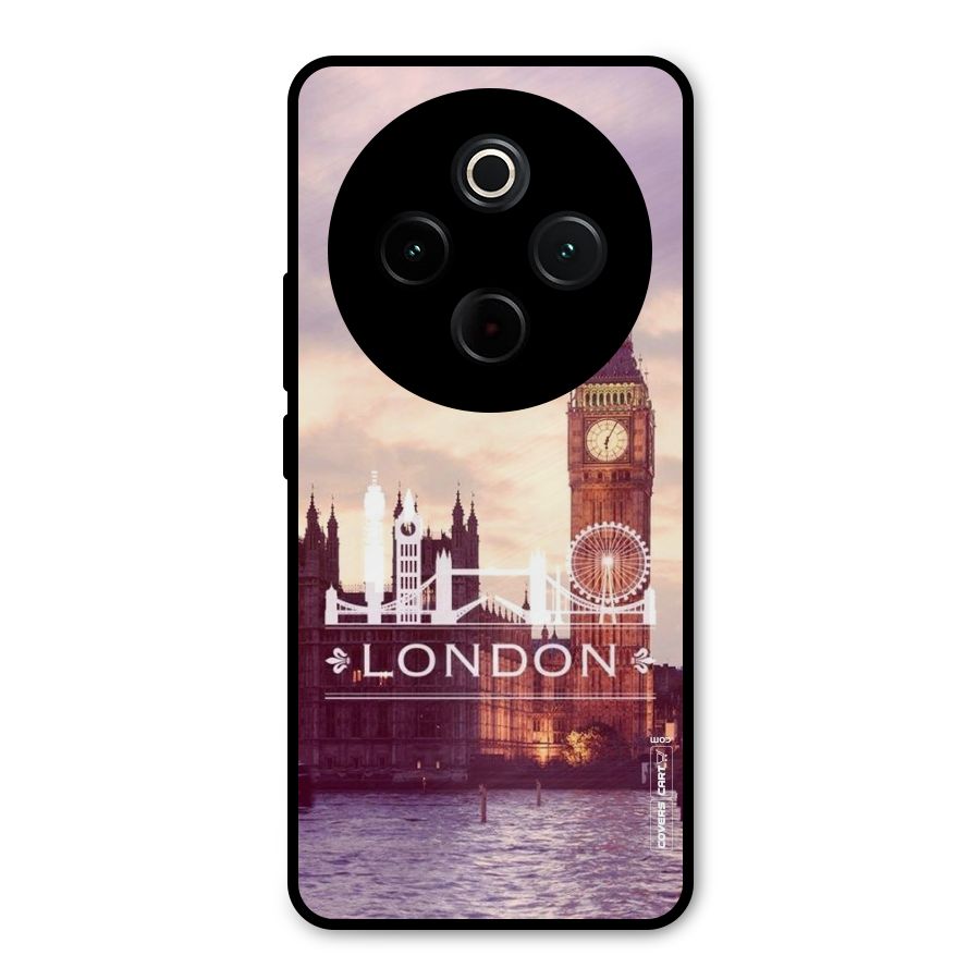City Tower Metal Back Case for Vivo T4