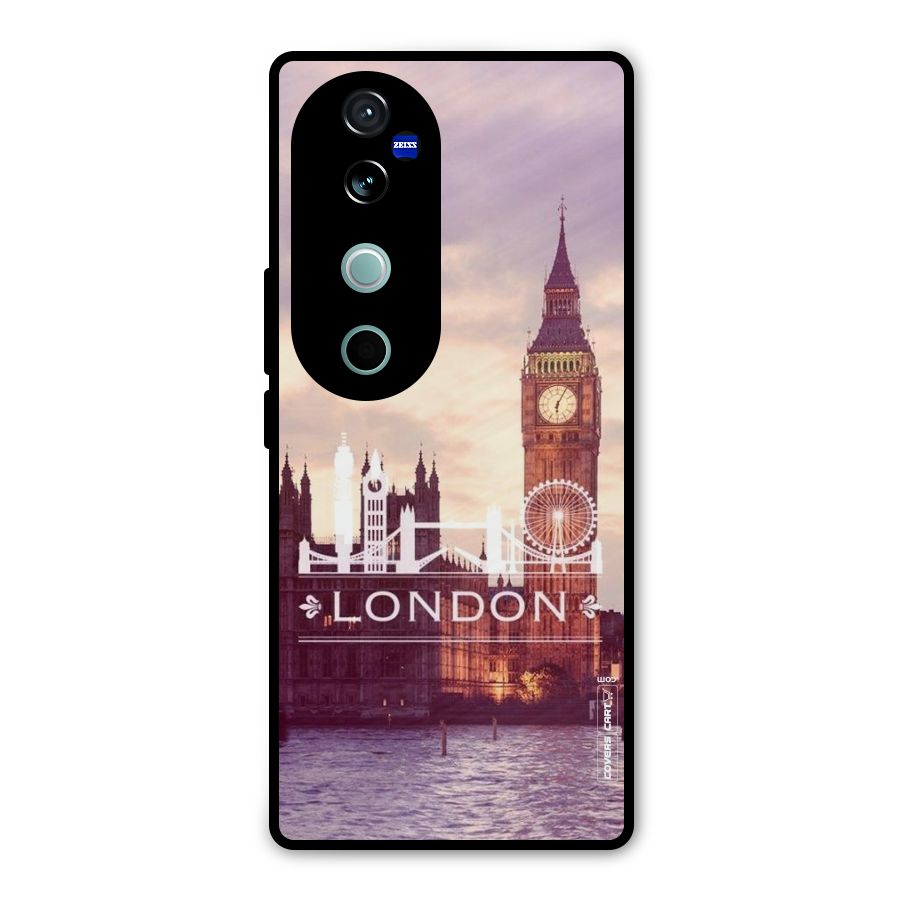 City Tower Metal Back Case for Vivo V40