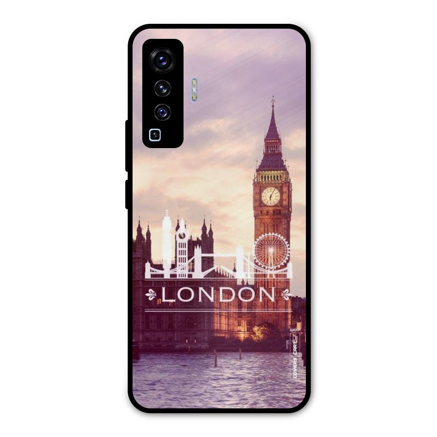 City Tower Metal Back Case for Vivo X50