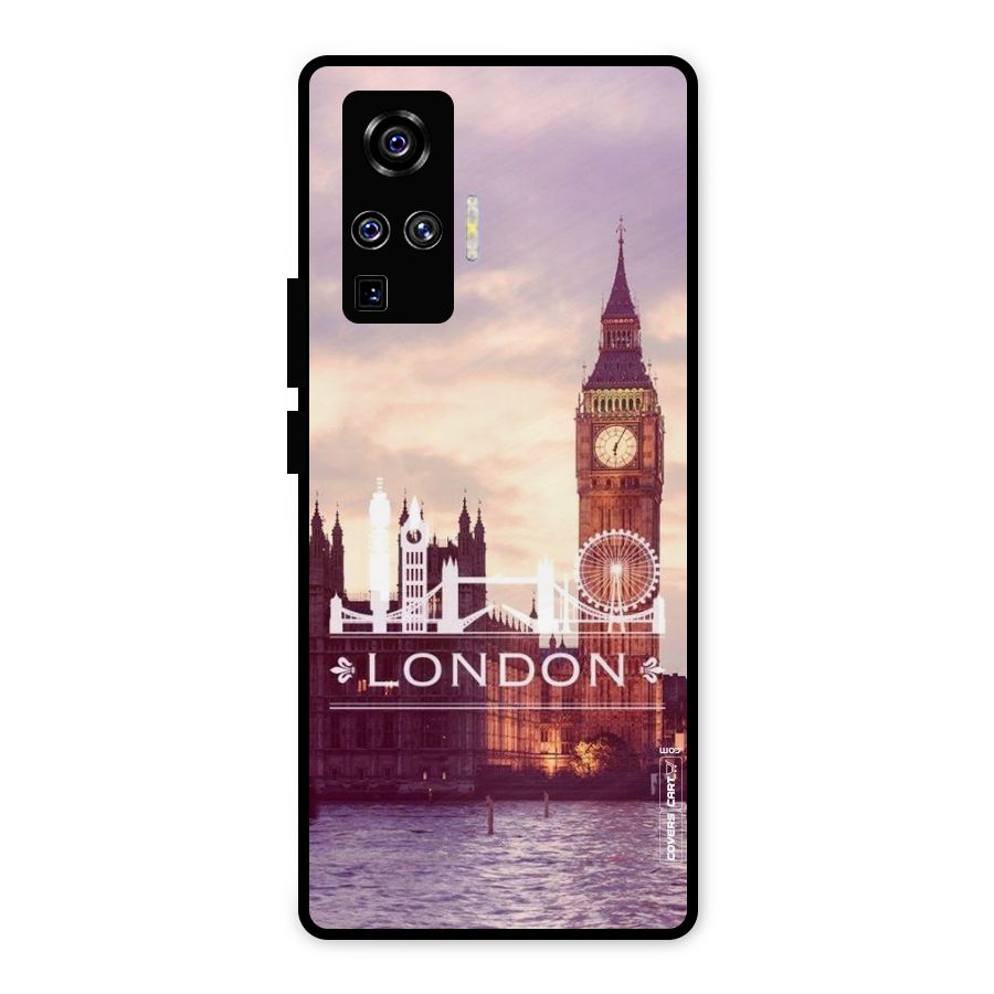 City Tower Metal Back Case for Vivo X50 Pro