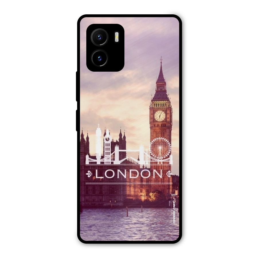 City Tower Metal Back Case for Vivo Y15s