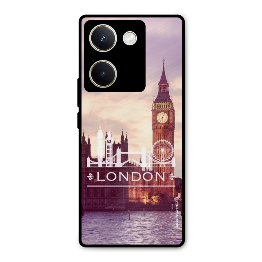 City Tower Metal Back Case for Vivo Y200 Pro