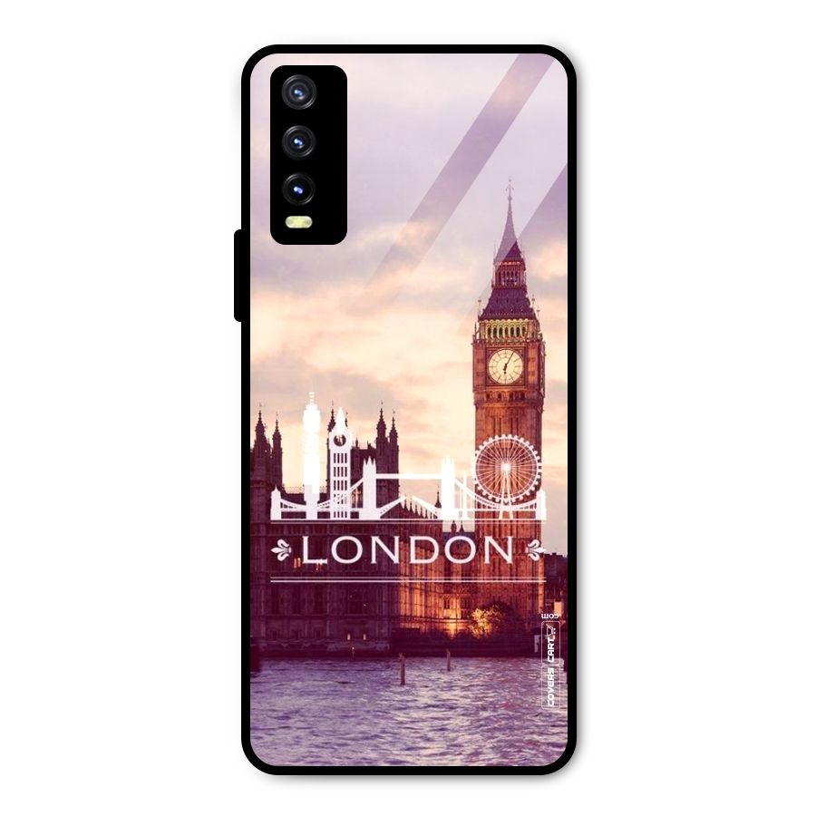 City Tower Metal Back Case for Vivo Y20g