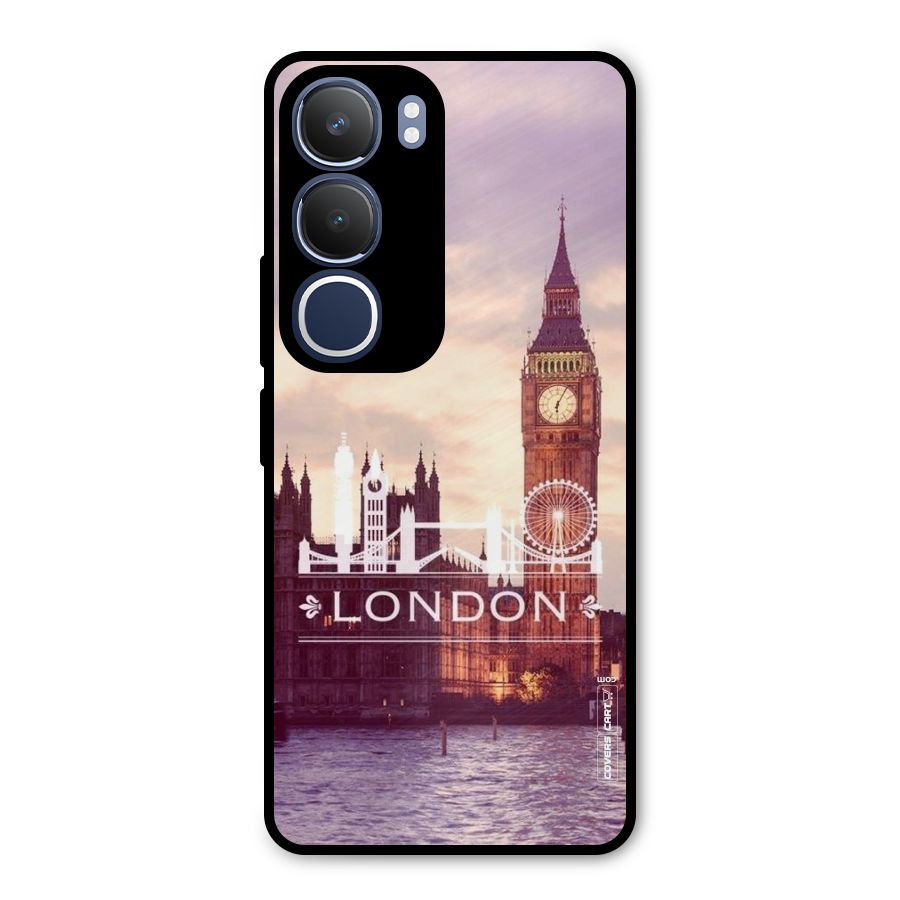 City Tower Metal Back Case for Vivo Y29