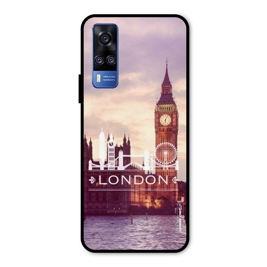City Tower Metal Back Case for Vivo Y31