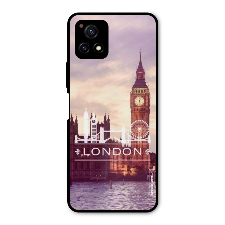 City Tower Metal Back Case for Vivo Y72 5G