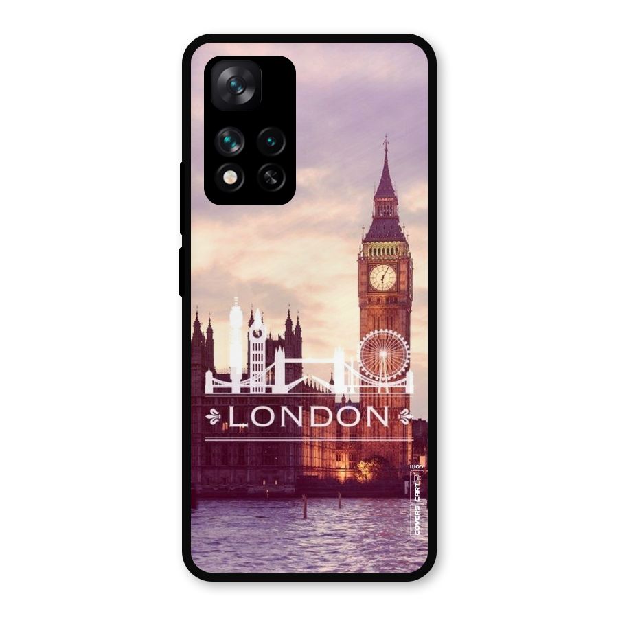 City Tower Metal Back Case for Xiaomi 11i Hypercharge 5G
