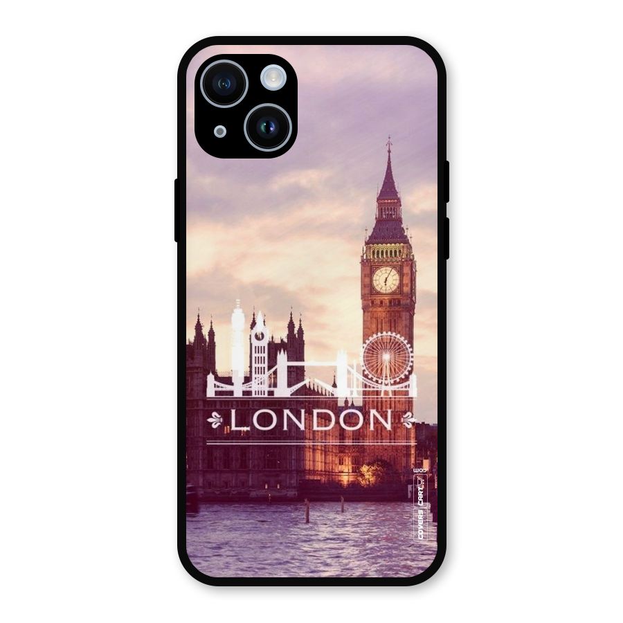 City Tower Metal Back Case for iPhone 14