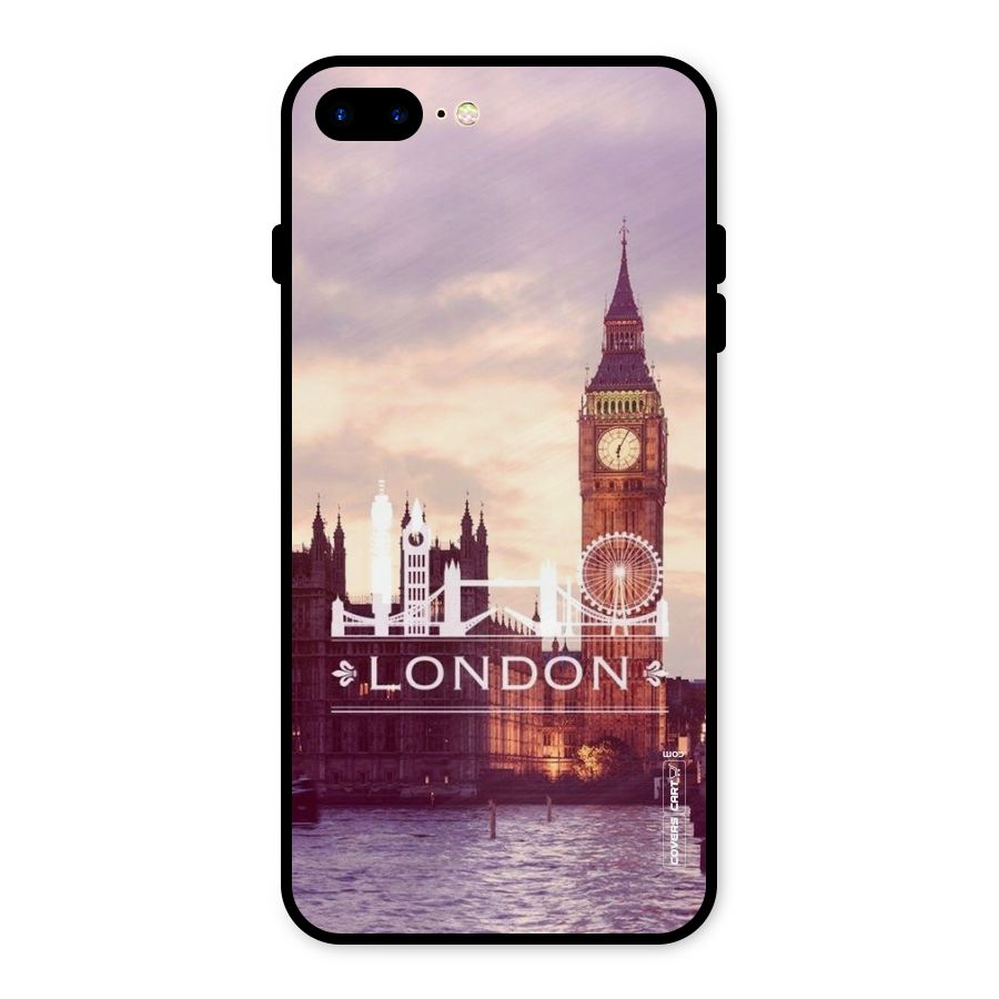 City Tower Metal Back Case for iPhone 8 Plus