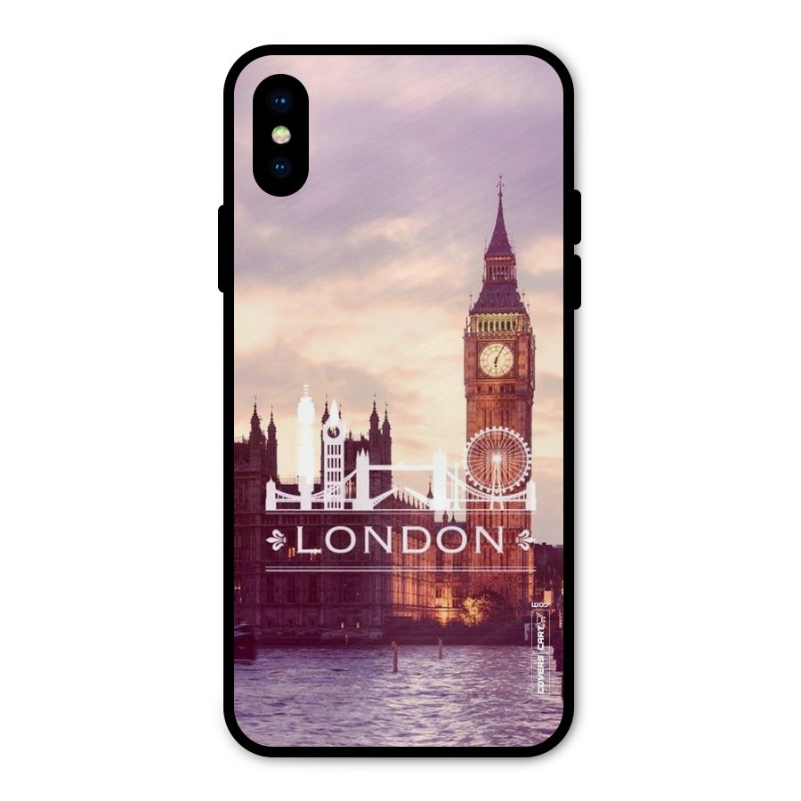 City Tower Metal Back Case for iPhone X