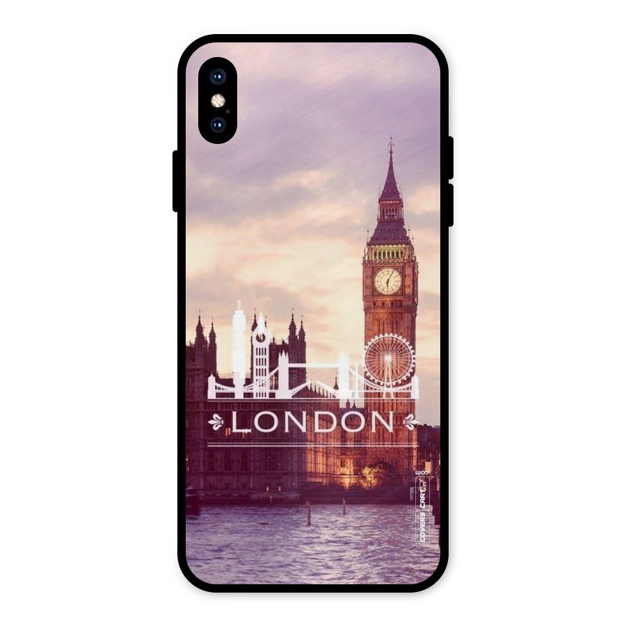 City Tower Metal Back Case for iPhone XS Max