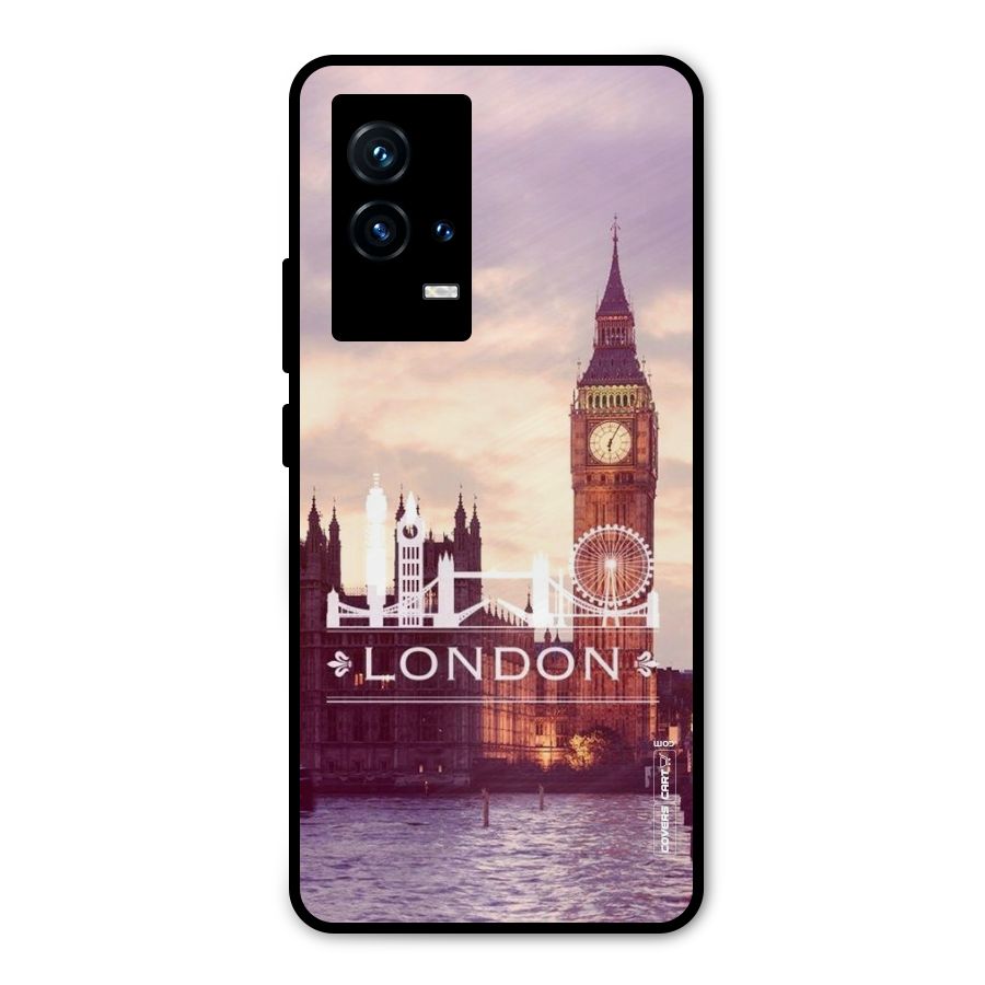 City Tower Metal Back Case for iQOO 9 5G