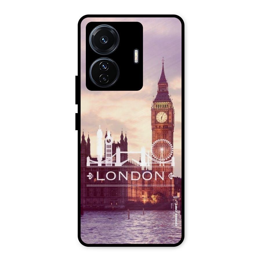 City Tower Metal Back Case for iQOO Z6