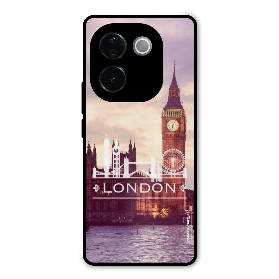 City Tower Metal Back Case for iQOO Z9s Pro