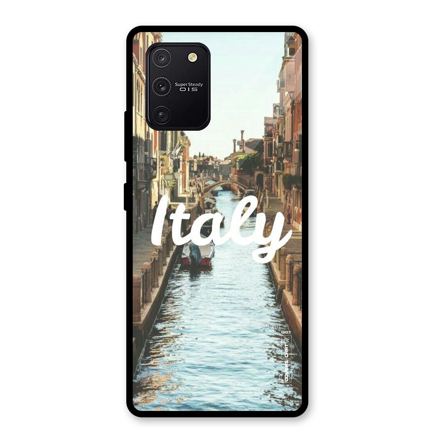 City Travel Glass Back Case for Galaxy S10 Lite