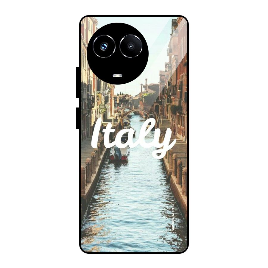 City Travel Glass Back Case for Realme Narzo 60X