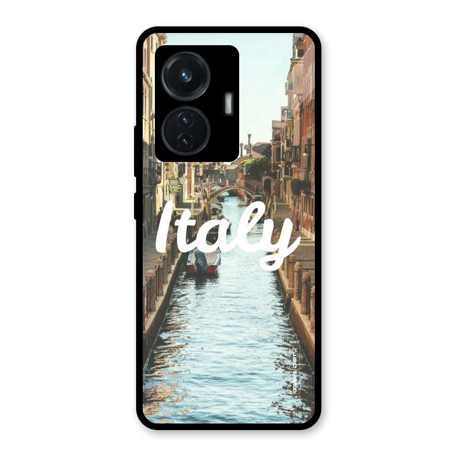 City Travel Glass Back Case for Vivo T1 44W