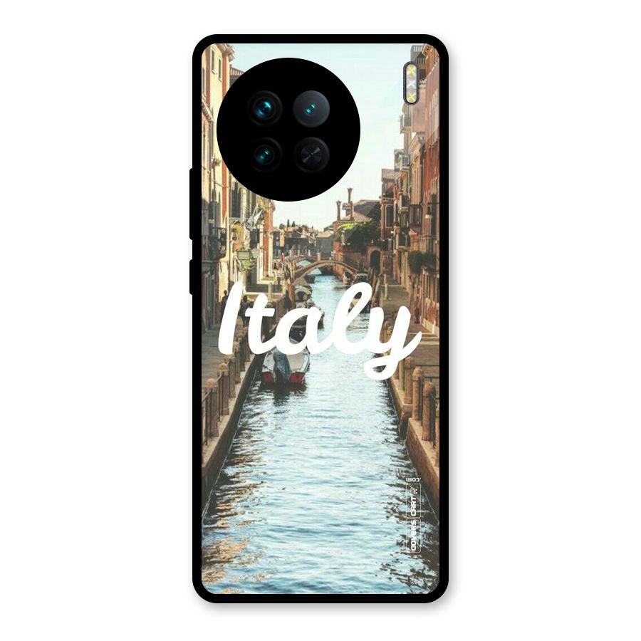 City Travel Glass Back Case for Vivo X90