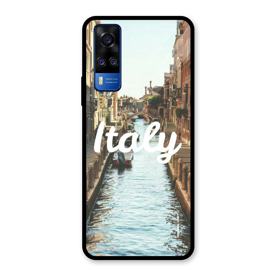 City Travel Glass Back Case for Vivo Y31