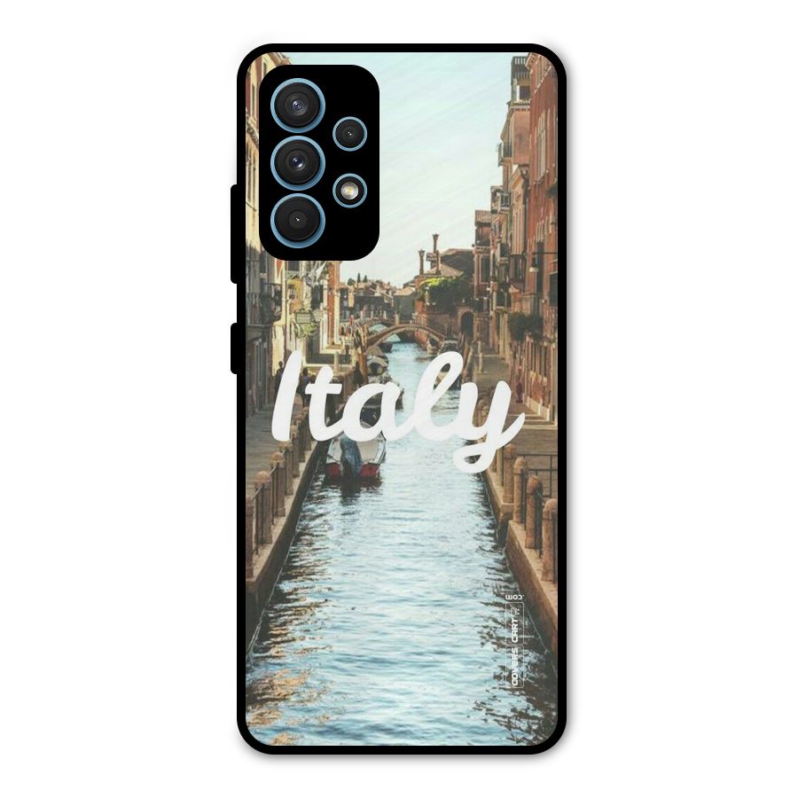 City Travel Metal Back Case for Galaxy A32