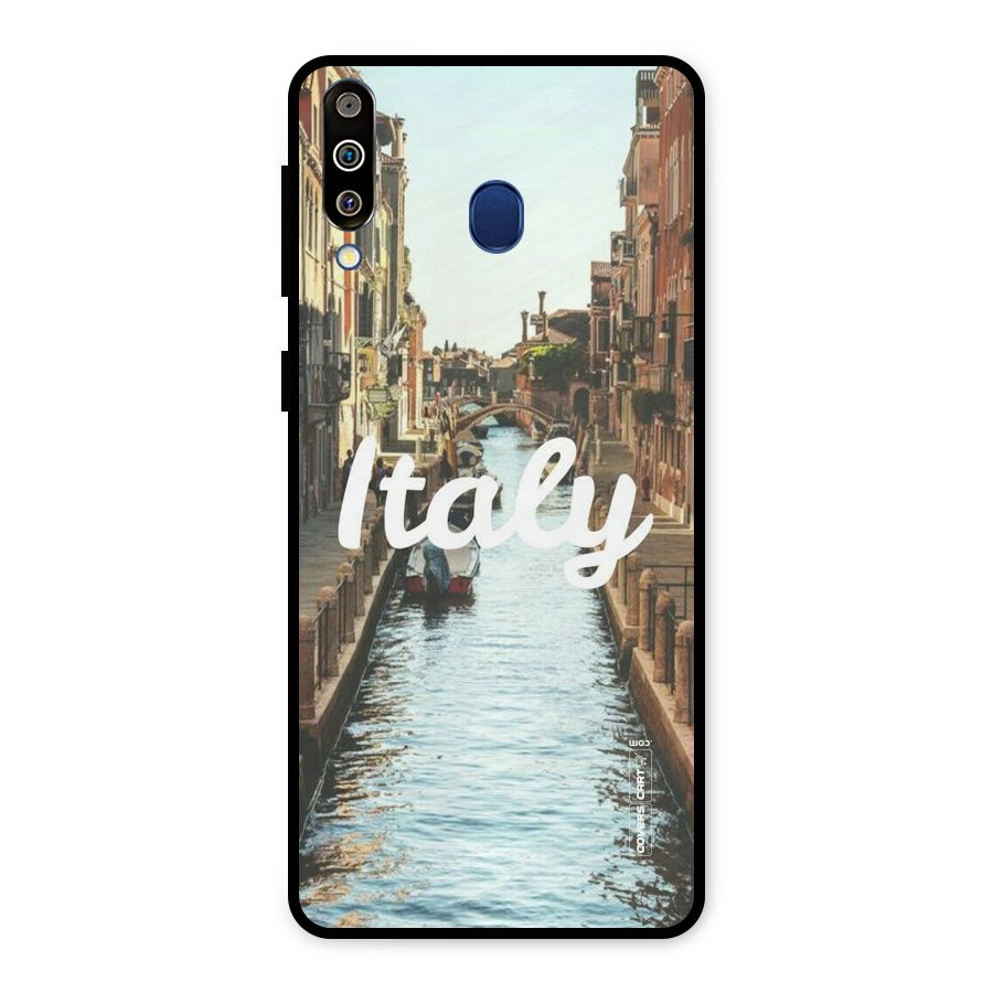 City Travel Metal Back Case for Galaxy M30