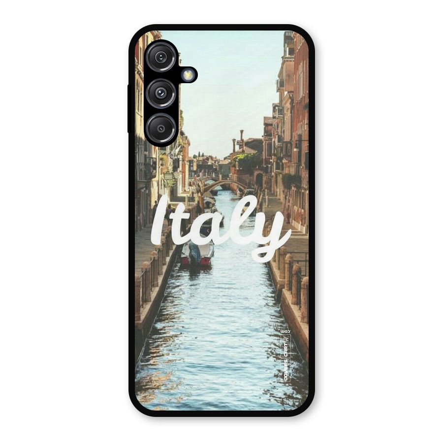 City Travel Metal Back Case for Galaxy M34 5G