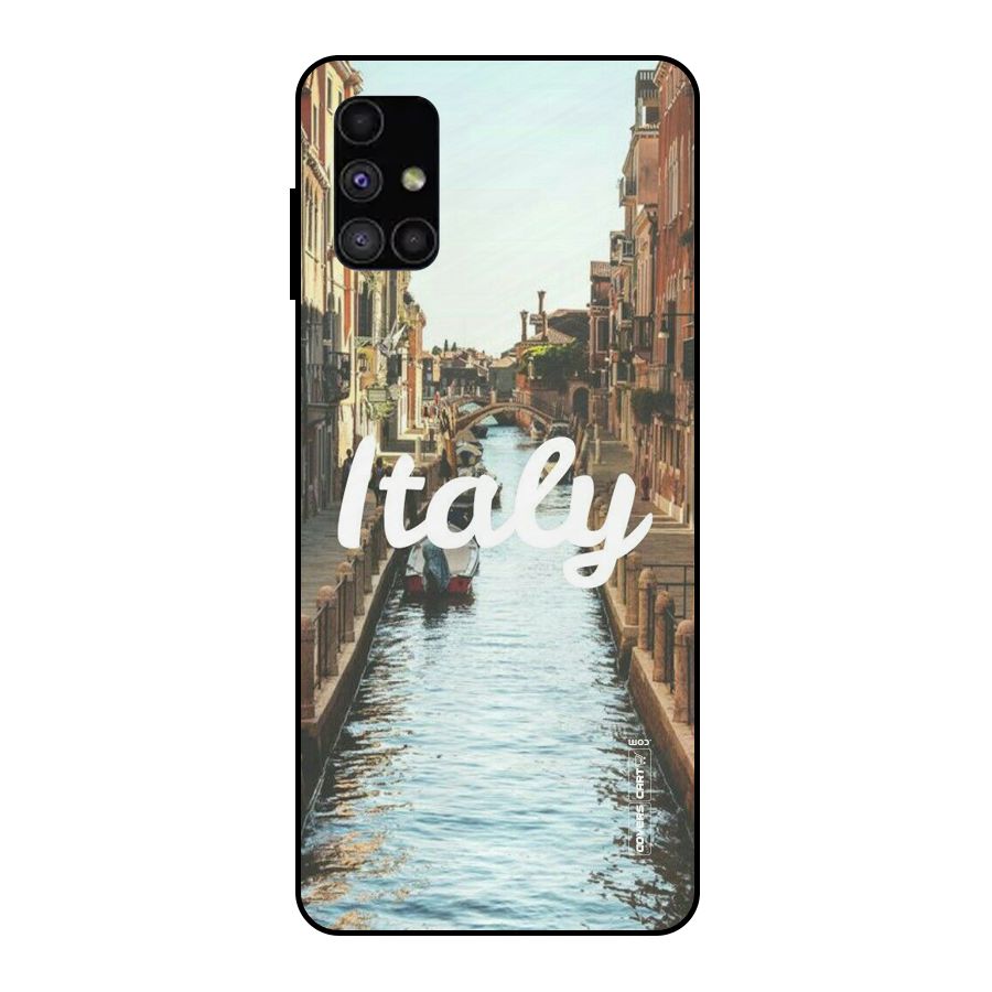 City Travel Metal Back Case for Galaxy M51