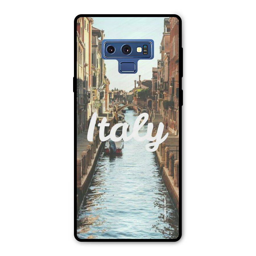 City Travel Metal Back Case for Galaxy Note 9