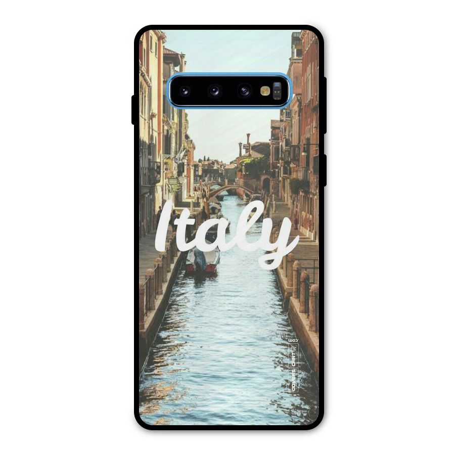 City Travel Metal Back Case for Galaxy S10