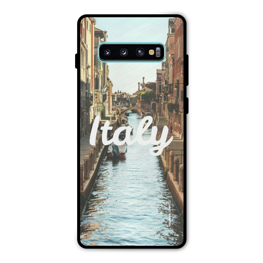 City Travel Metal Back Case for Galaxy S10 Plus