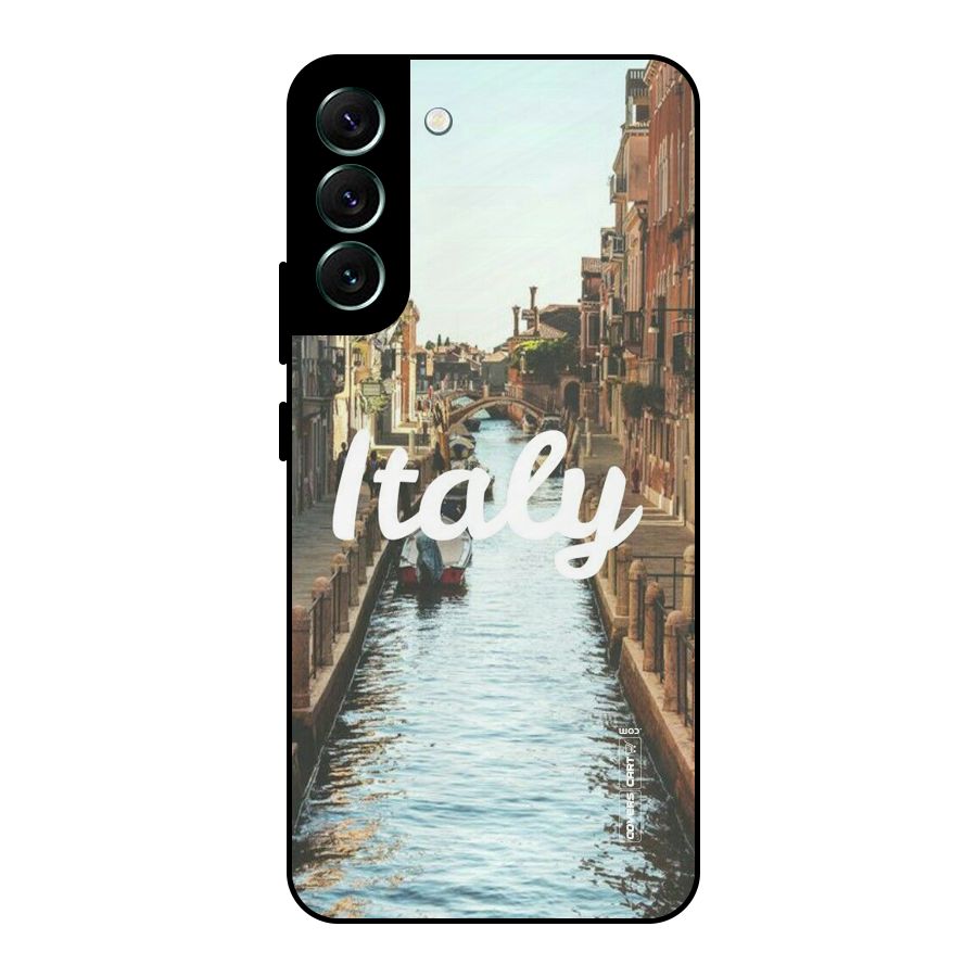 City Travel Metal Back Case for Galaxy S22 Plus 5G