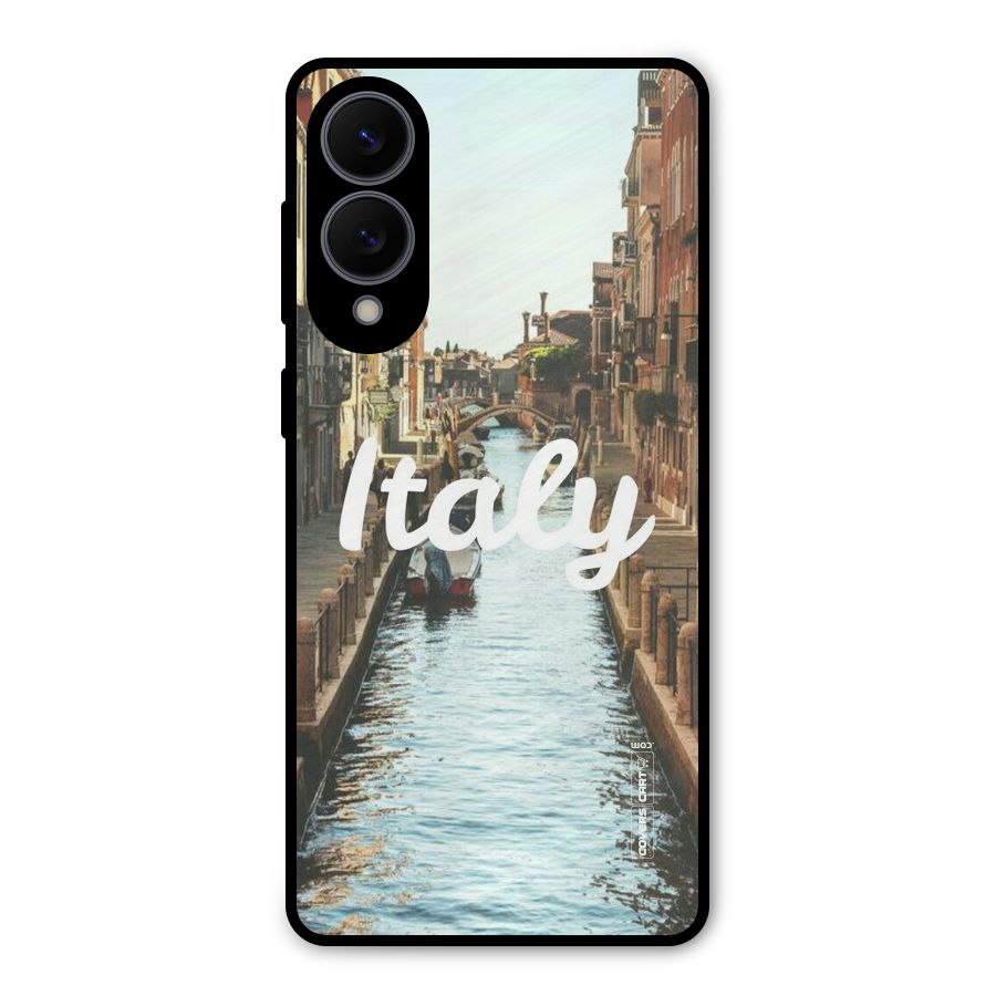 City Travel Metal Back Case for Galaxy S25 Edge