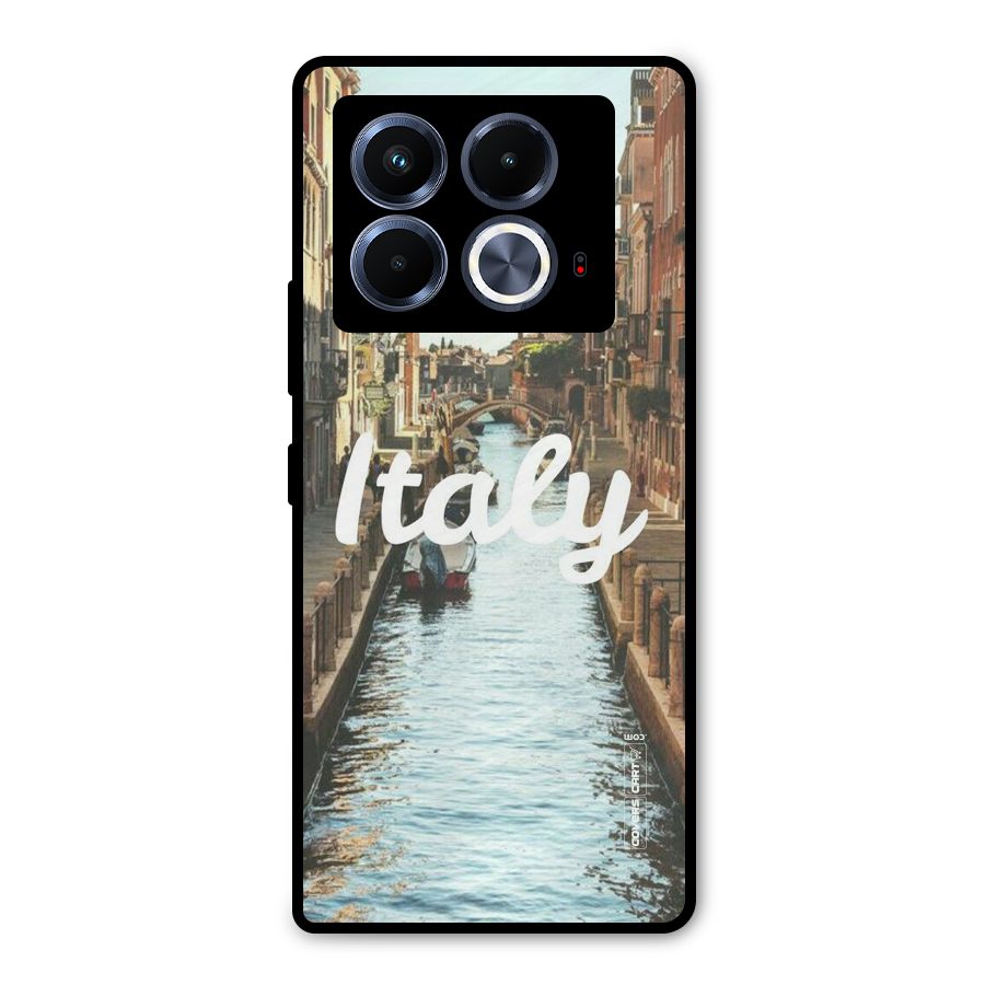 City Travel Metal Back Case for Infinix Note 40 5G